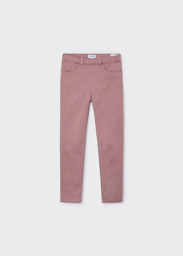 4546 Mayoral Slim leg Sparkle Trousers