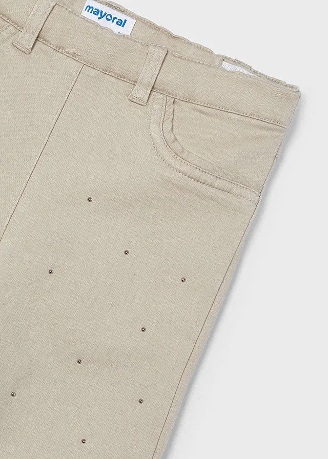 4546 Mayoral Slim leg Sparkle Trousers