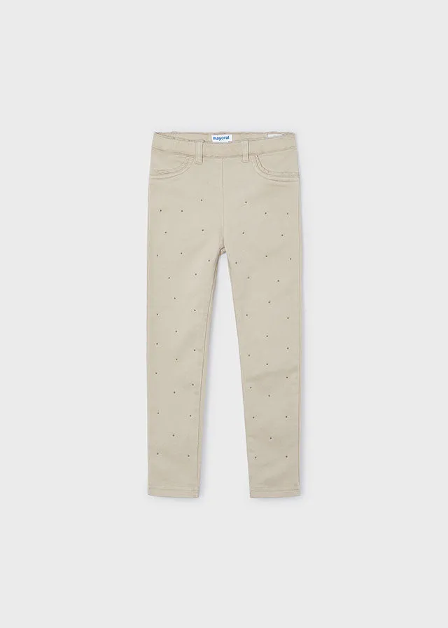 4546 Mayoral Slim leg Sparkle Trousers