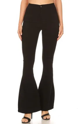 Black Disco Bell Bottoms