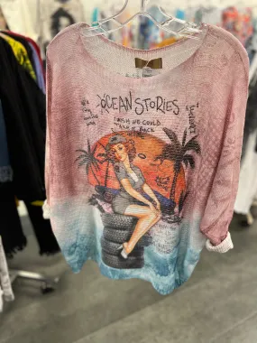 BRAND BAZAR PINUP Ocean story T