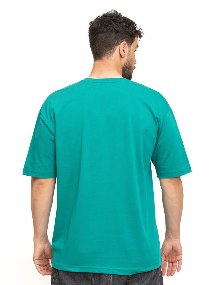 Cactus Over Size Round T-Shirt