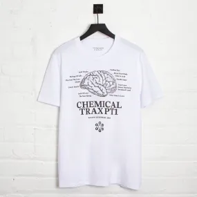 Chemical Trax PT1 Front Print - Tshirt - White