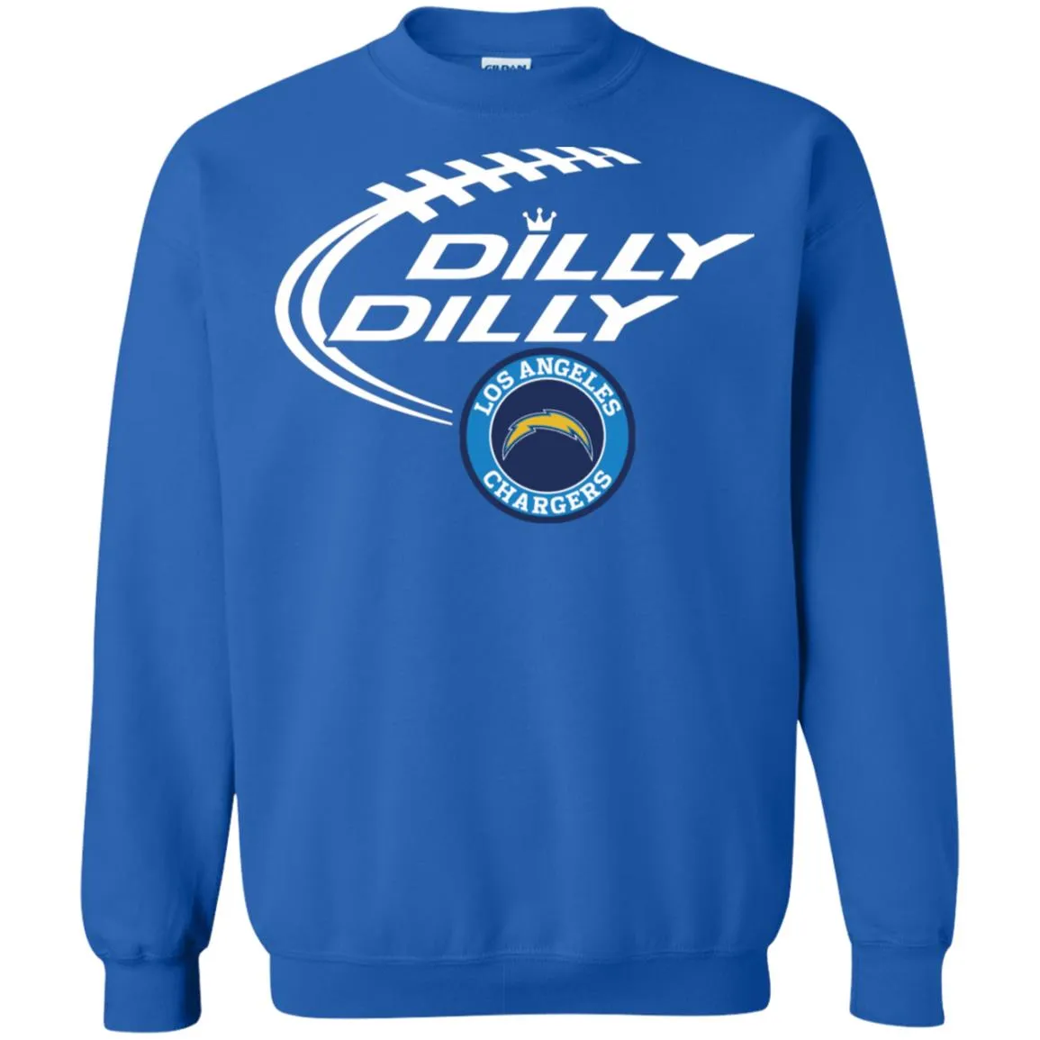 Dilly Dilly Los Angeles Chargers Nfl Football Unisex Crewneck Pullover Sweatshirt