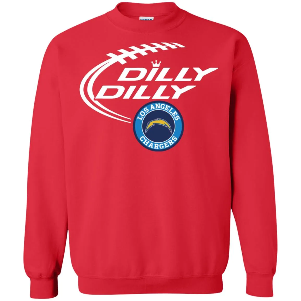 Dilly Dilly Los Angeles Chargers Nfl Football Unisex Crewneck Pullover Sweatshirt