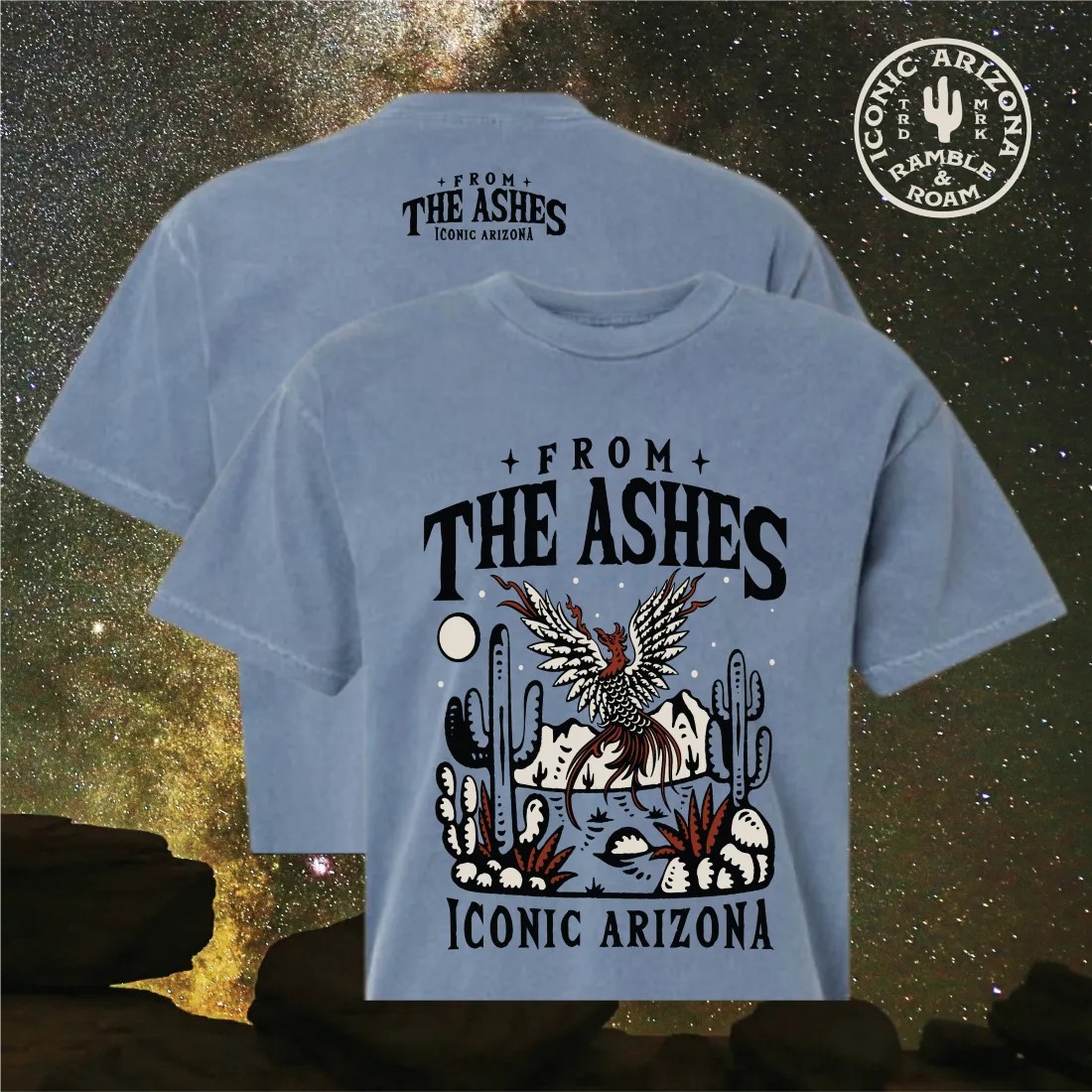 From the Ashes Ladies Boxy Crop Tee
