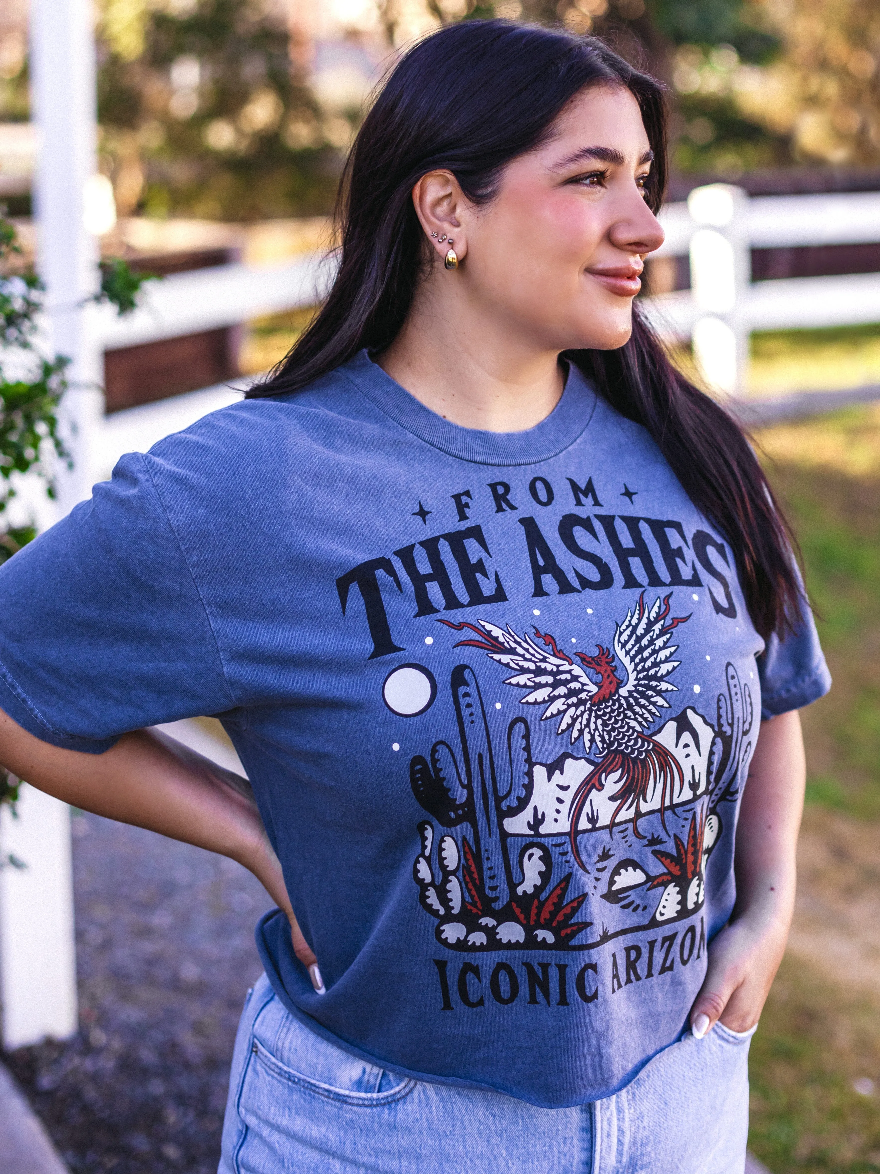 From the Ashes Ladies Boxy Crop Tee
