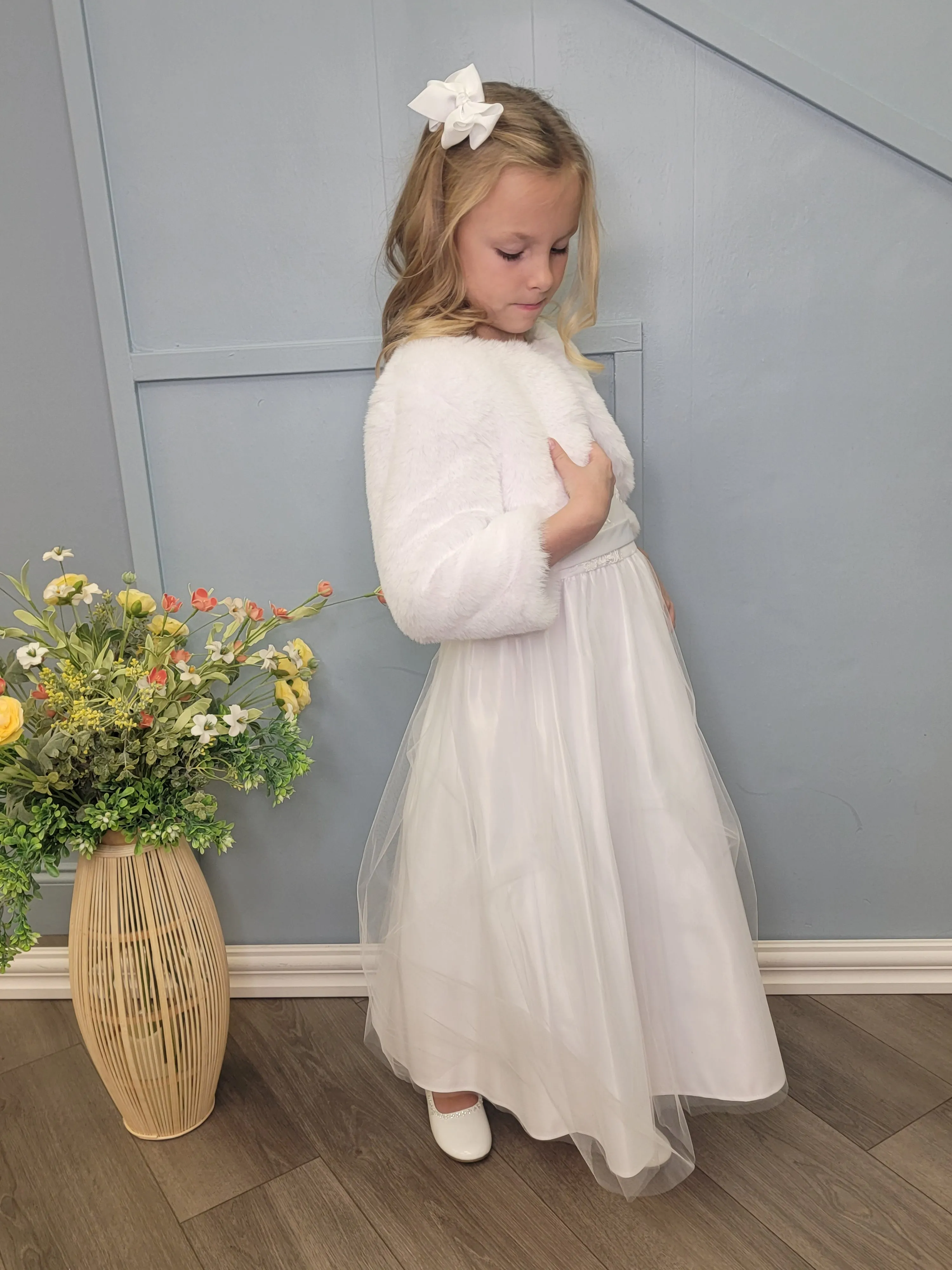 Girls Faux Jacket