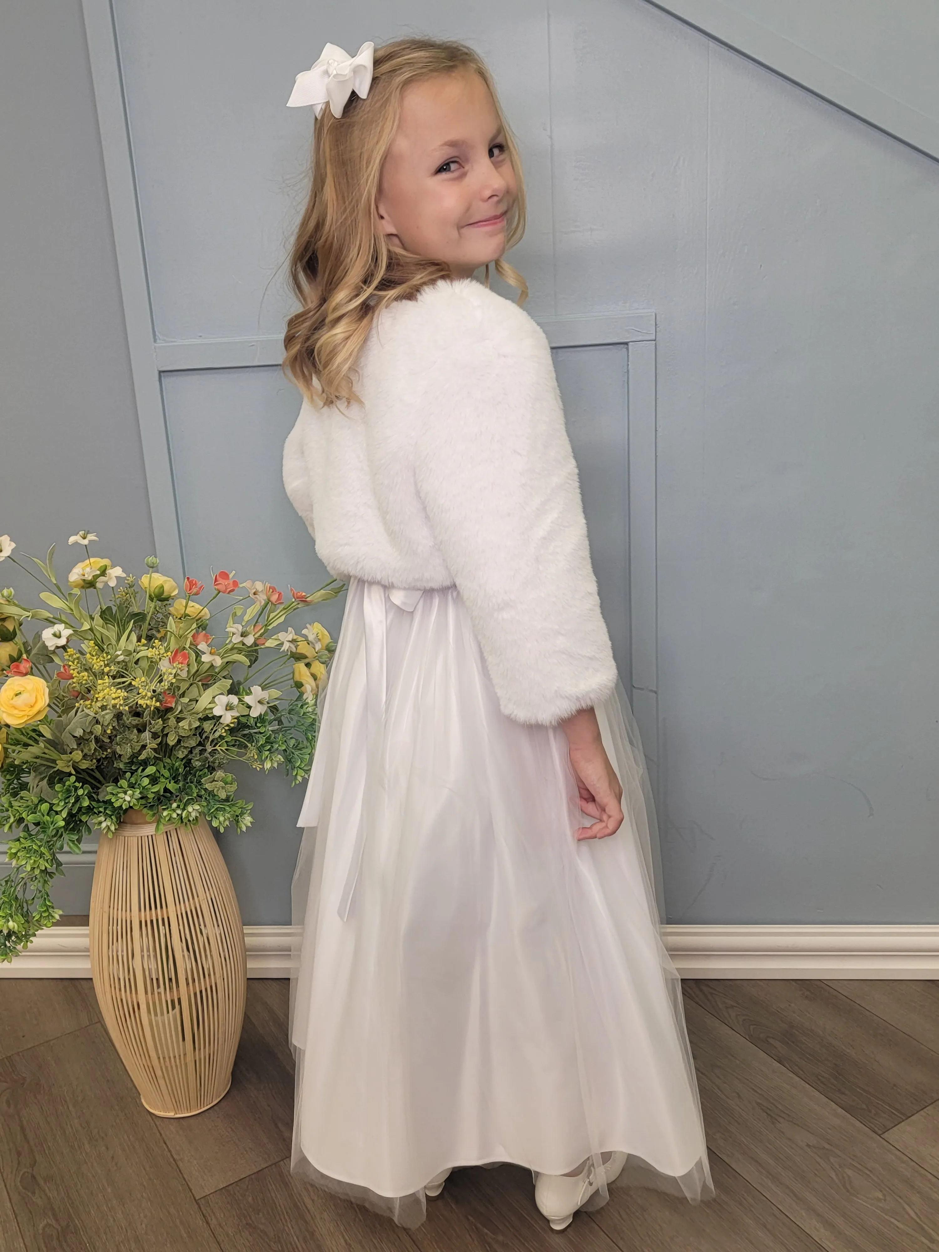 Girls Faux Jacket