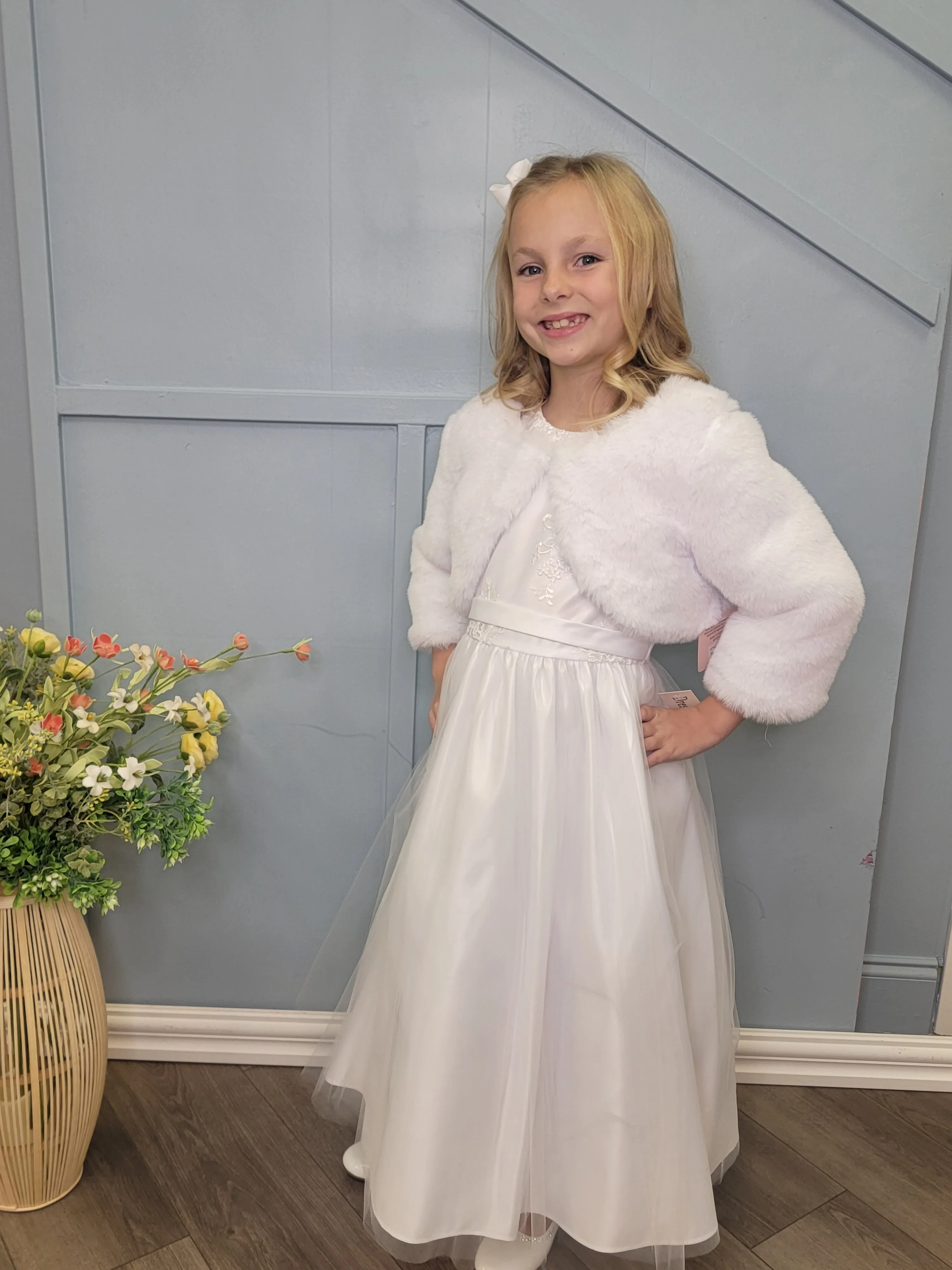 Girls Faux Jacket