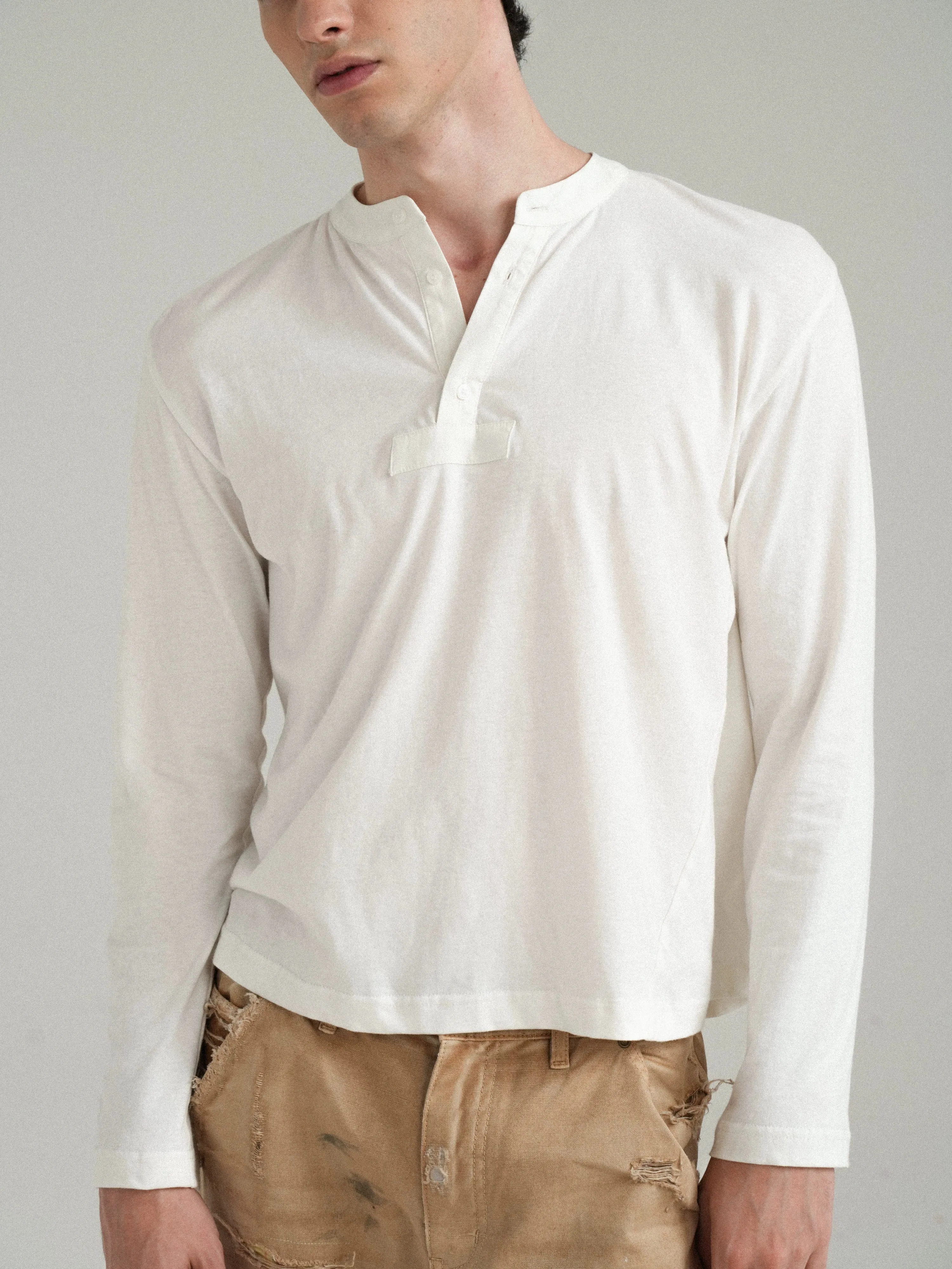 Henley Collar Lightweight Shirt