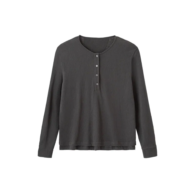 Henley Collar T-Shirt