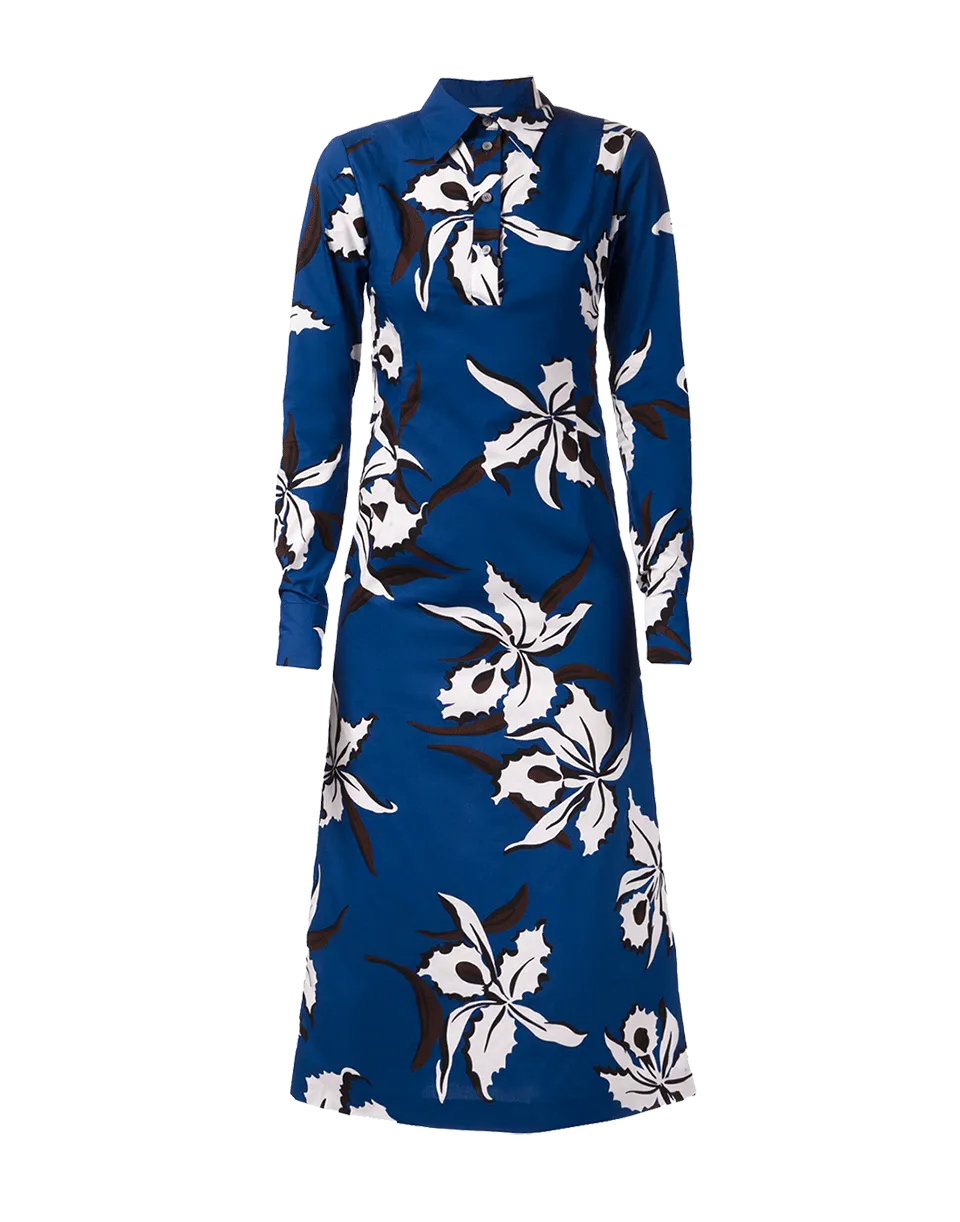 Long Henley Shirt Dress