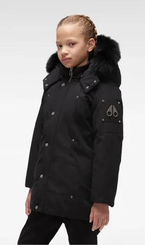 Moose Knuckles Black With Black Unisex Parka