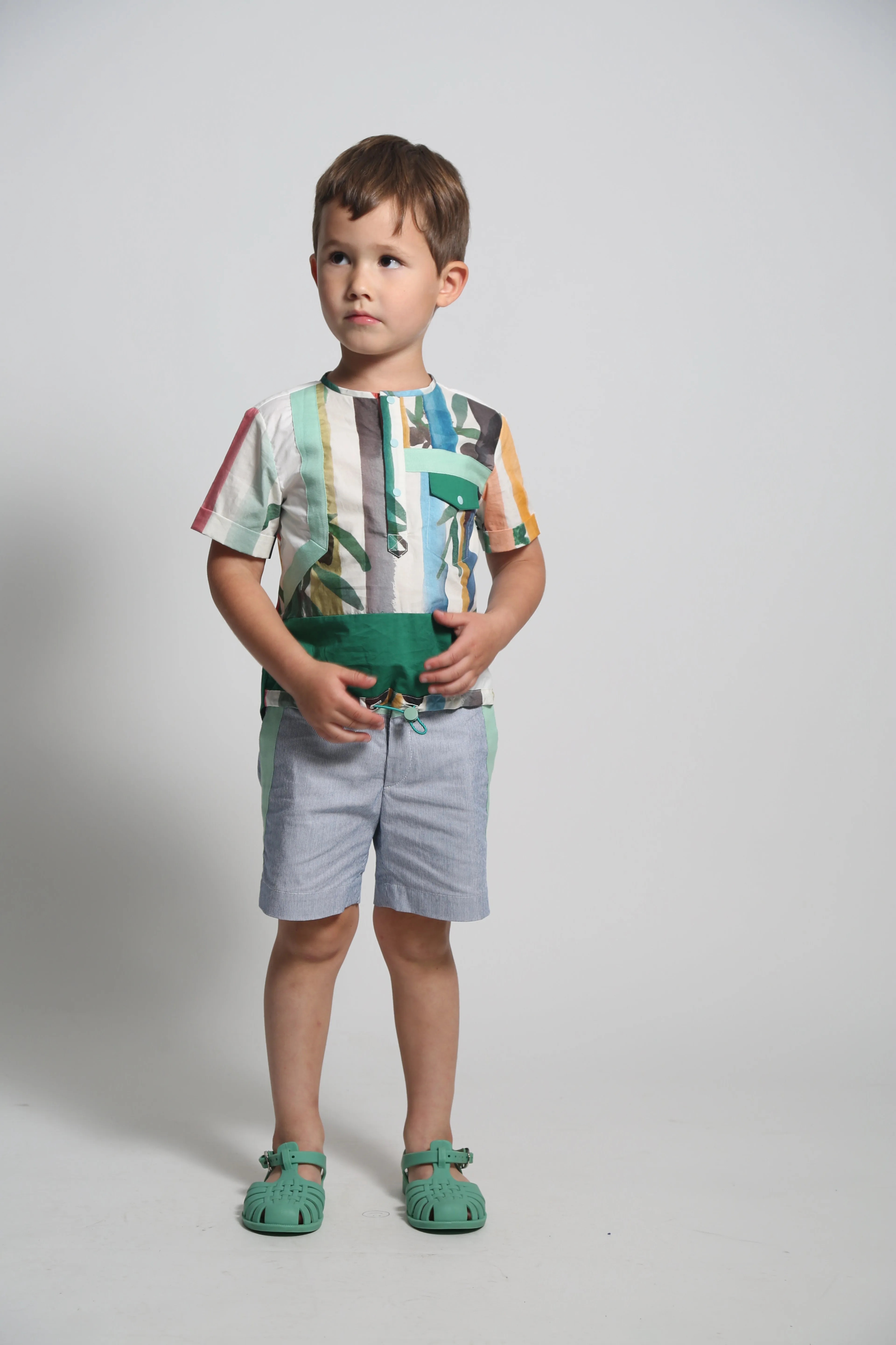 PATCHWORK SAFARI HENLEY