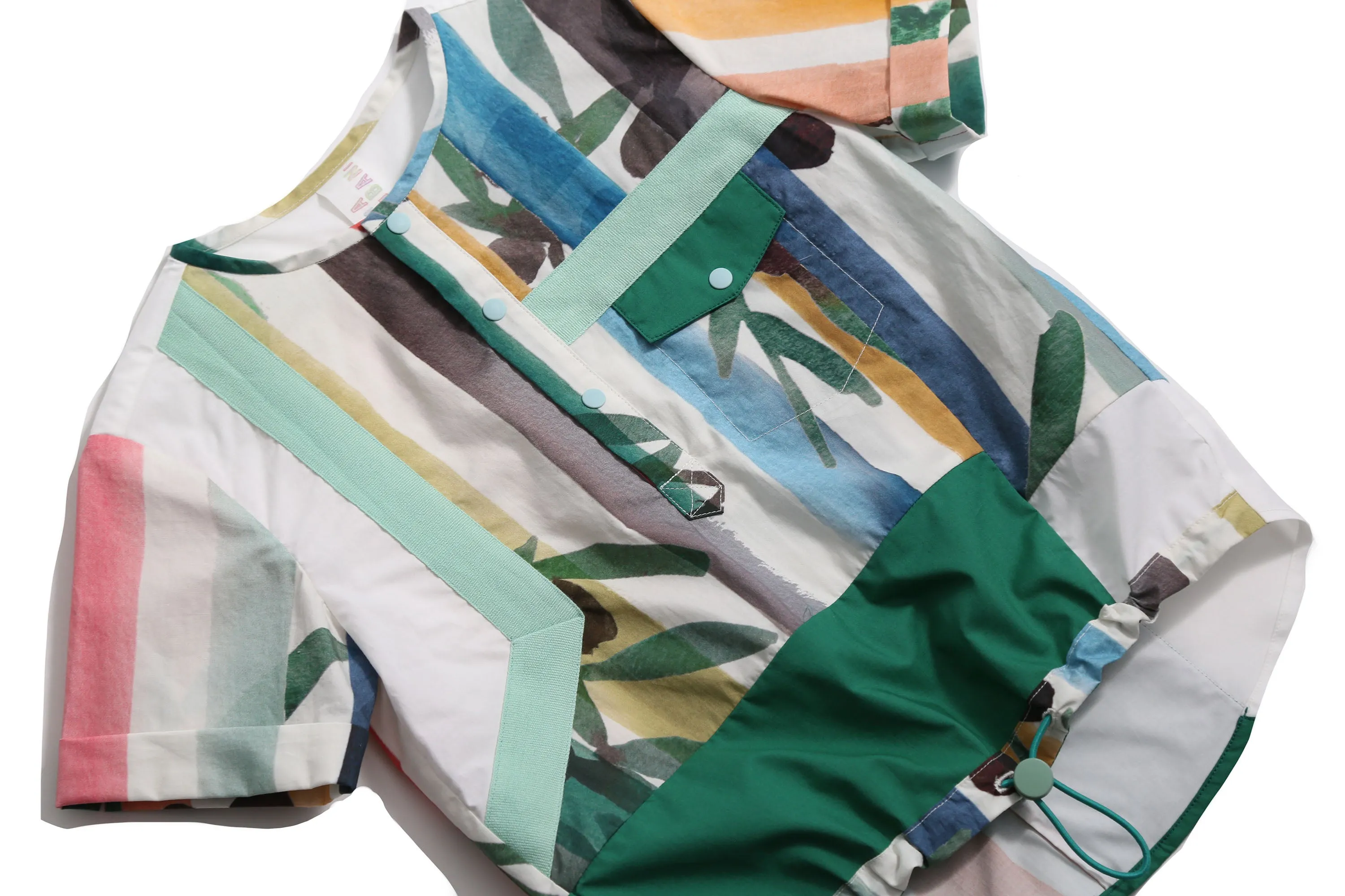 PATCHWORK SAFARI HENLEY