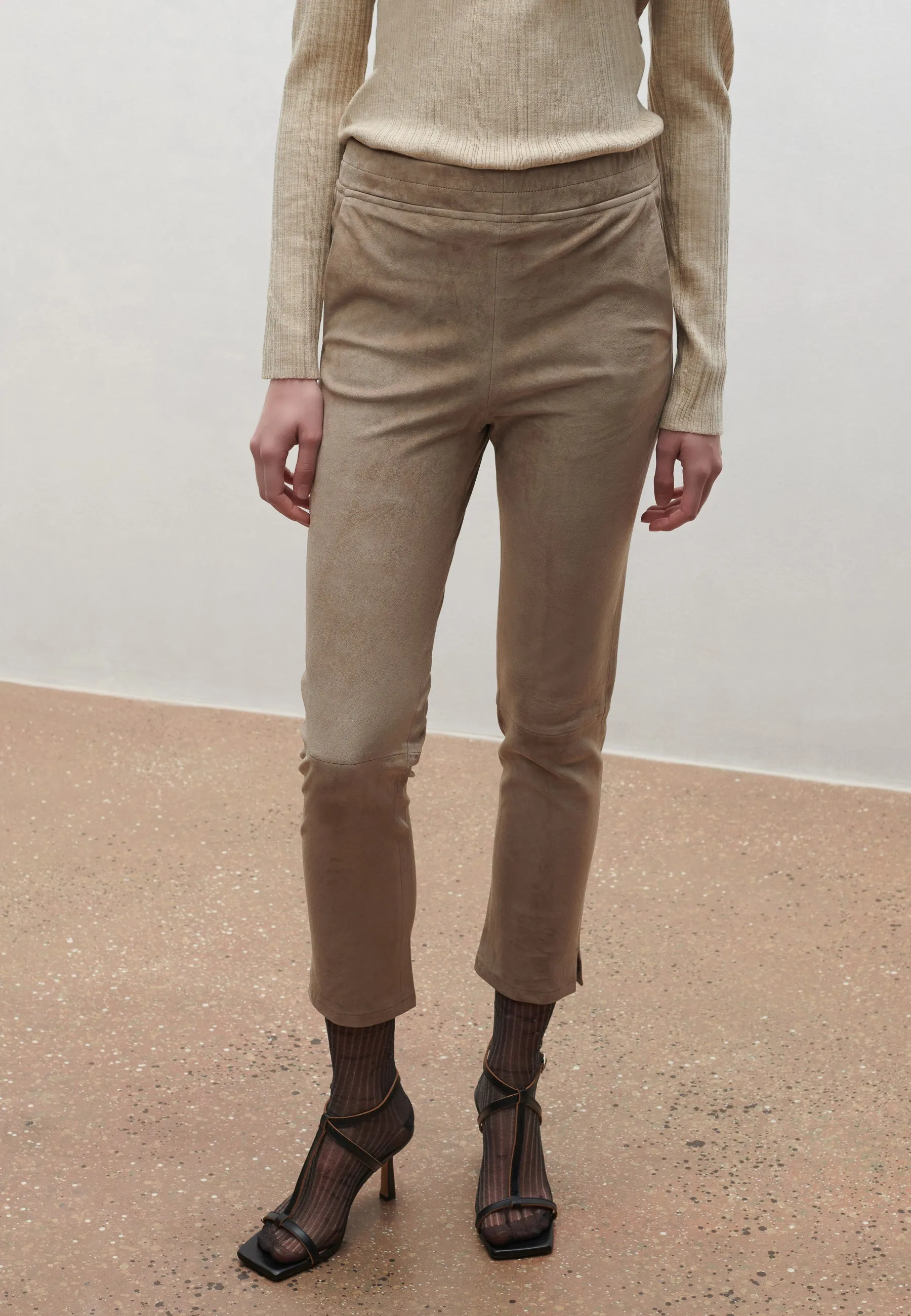 PROVENCE | Suede chino legging