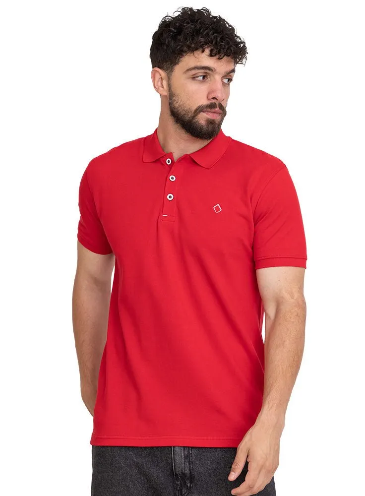 Racing Red Basic Polo