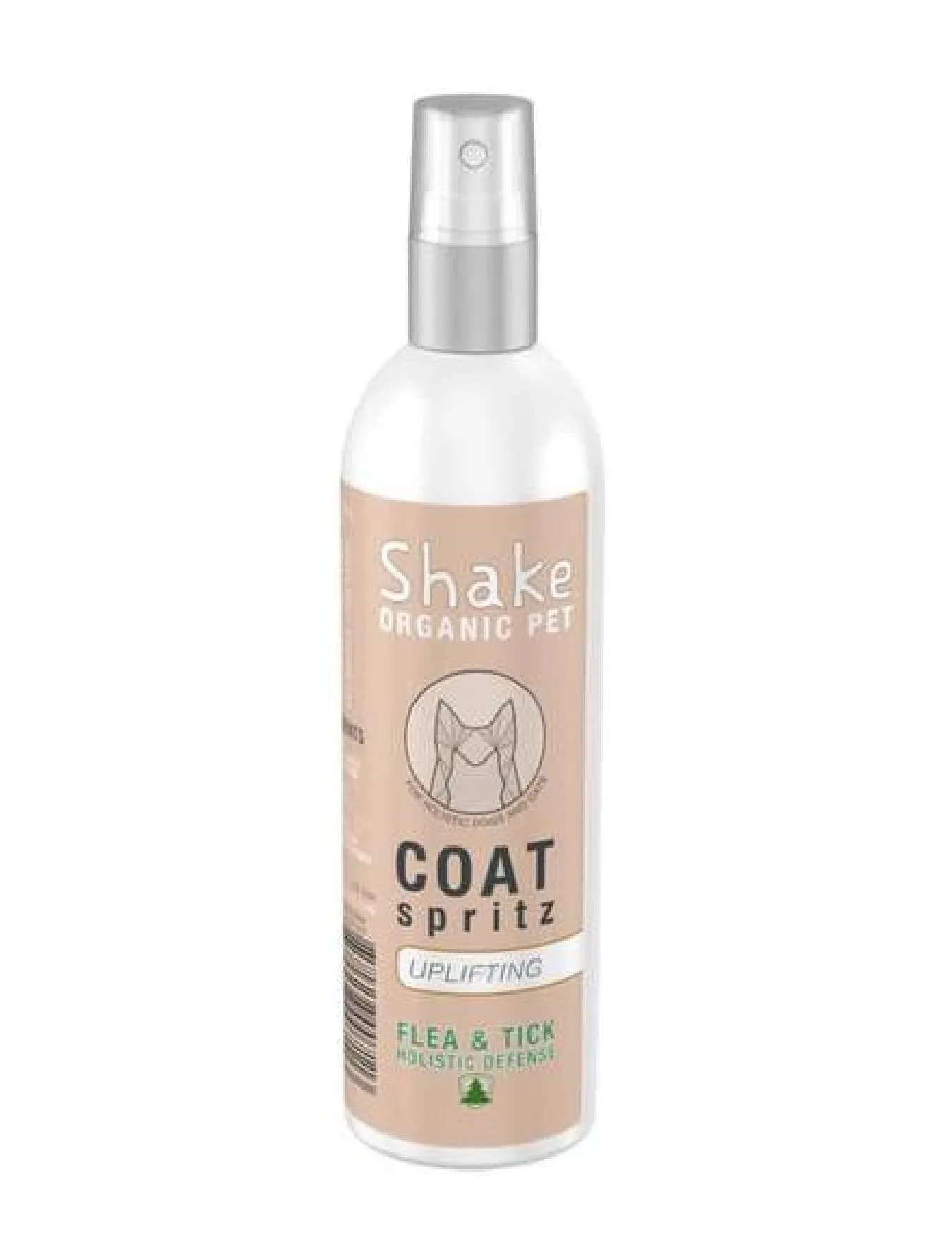Shake Organic Flea and Tick Uplifting Coat Spritz for Dogs & Cats 4.5oz