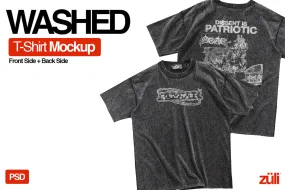 WASHED T-Shirt Mockup