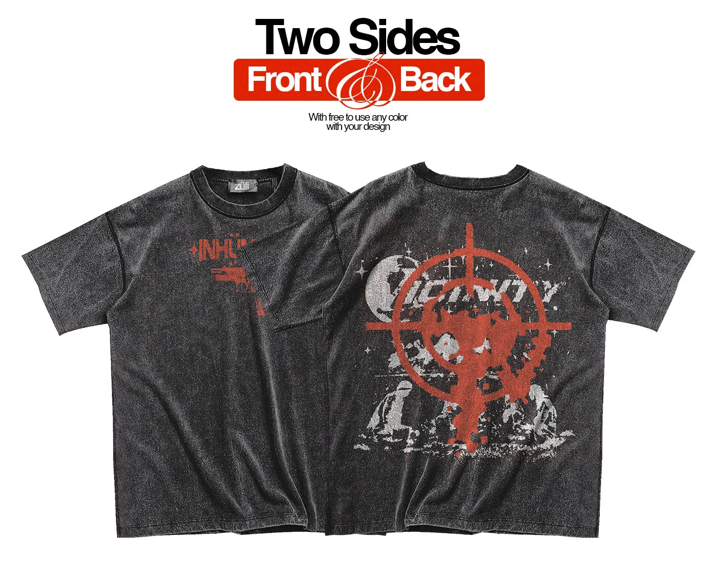 WASHED T-Shirt Mockup
